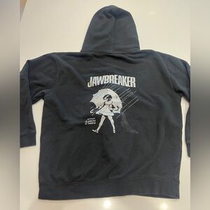 Jawbreaker band salt girl black zip hoodie
